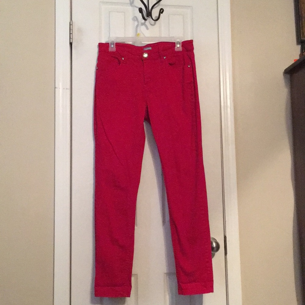 Red pants!! Size 10